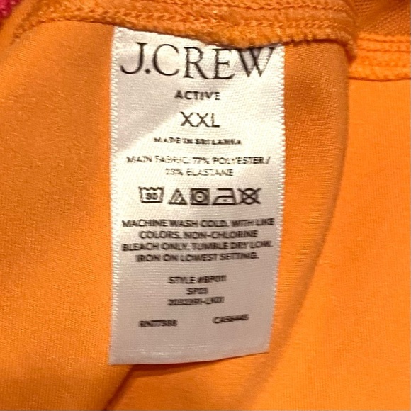 J. Crew CloudStretch one-shoulder Active dress w shorts under BEACH Sz XXL - Picture 8 of 8